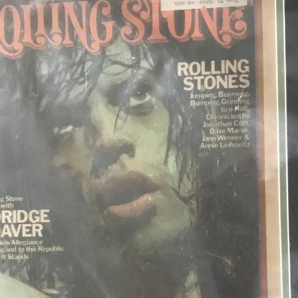 Original Rolling Stone cover, September 11, 1975 . Professionally framed.